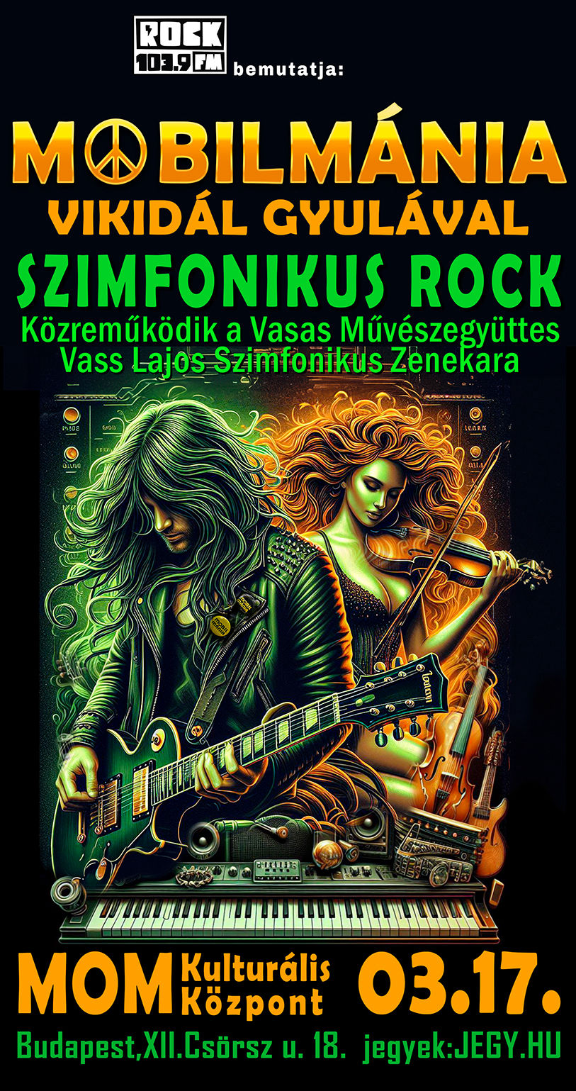 Szimfonikus Rock - plakát